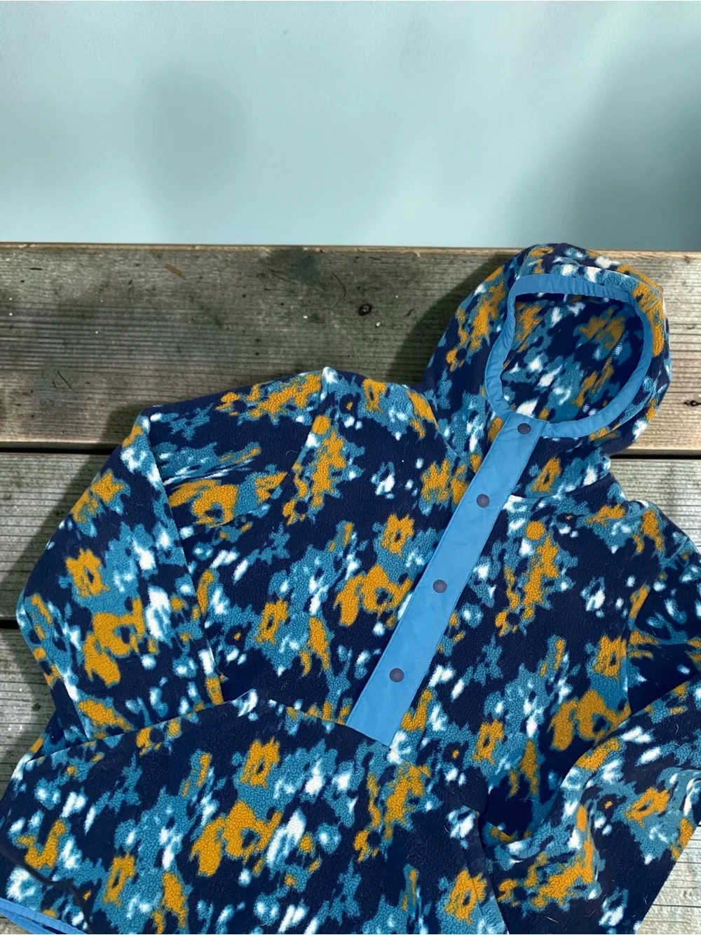 THE NORTH FACE - Patterned Hooded Fleece Pullover